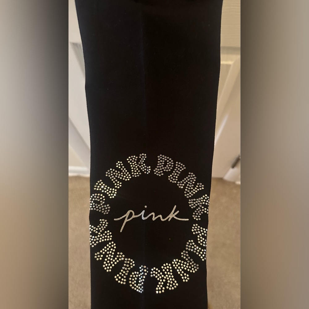 Victoria's Secret PINK Leggings Bling Medium New Condition Without Tags